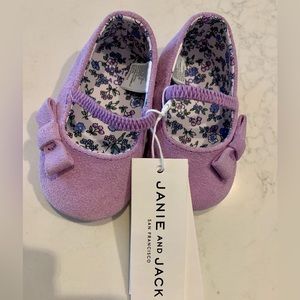 Janie and Jack baby ballet crib shoes